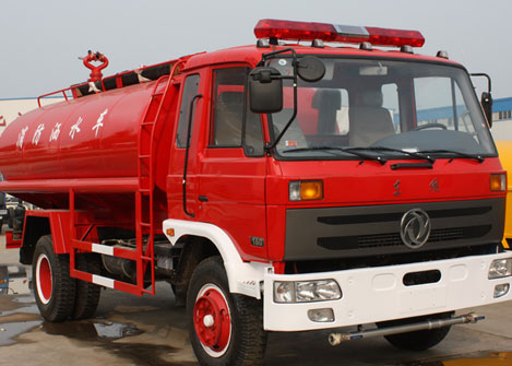 东风145水罐消防车5吨图片3