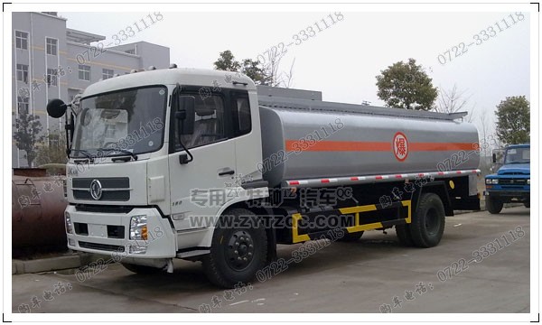 东风天锦油罐车_东风油罐车操作过程